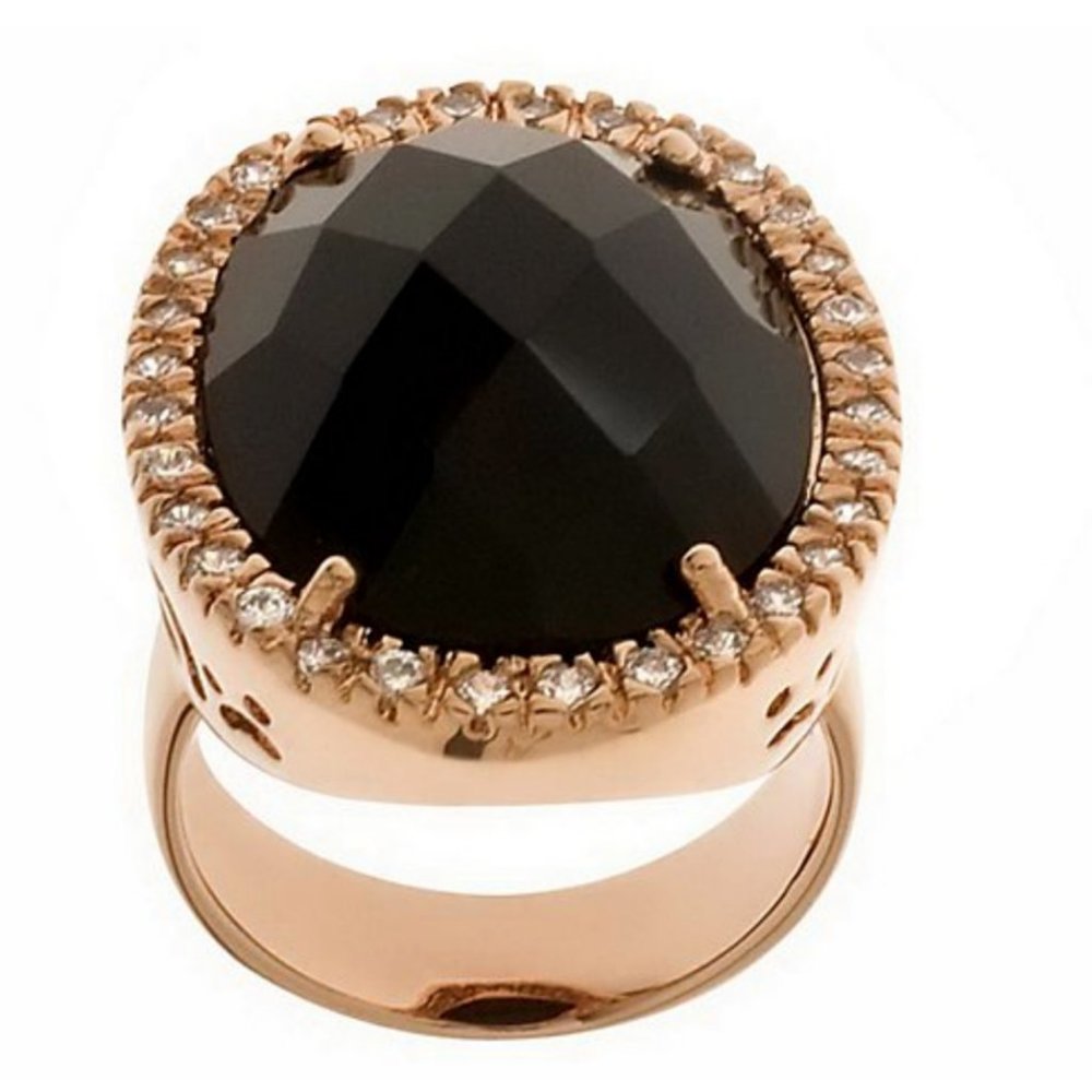 Rose Bronze Onyx Ring
